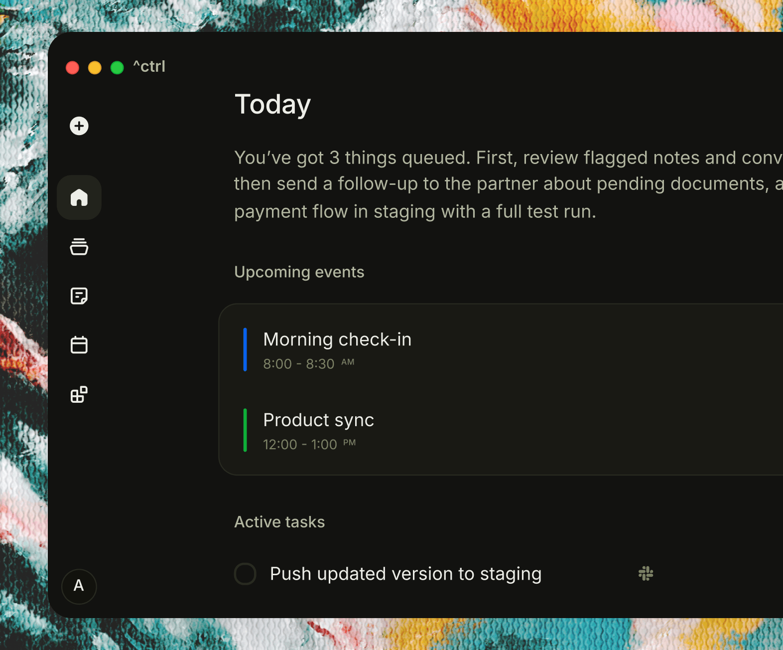 Ctrl mobile theme preview showing light and dark appearance options.